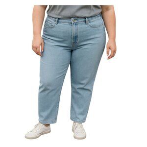 Gloria Vanderbilt Amanda Womens Size 16 Average Light Blue Denim Jeans